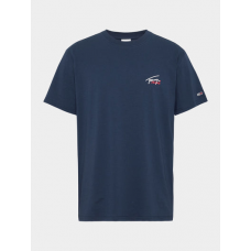 Tommy Jeans Classic Small Flag Tee Twilight Navy