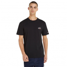 Tommy Jeans Classic Small Flag Tee Black