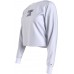 Tommy Jeans College Logo LS Tee White WMN
