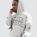 Nena and Pasadena Conquer Relaxed Hoodie Grey Marle
