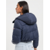 Tommy Jeans Signature Crop Puffer Twilight Navy WMN