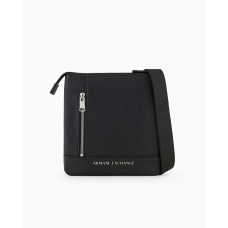 Armani Exchange Flat Crossbody Bag Black