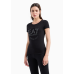 EA7 Emporio Armani Logo Series Crossover Tee Black WMNS