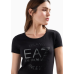 EA7 Emporio Armani Logo Series Crossover Tee Black WMNS