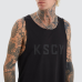 Kiss Chacey Cross Raw Tank Jet Black