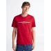 Tommy Hilfiger Chest Stripe Tee Primary Red