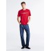 Tommy Hilfiger Chest Stripe Tee Primary Red