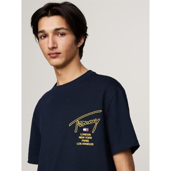 Tommy Jeans City Twist Tee Dark Knight Navy