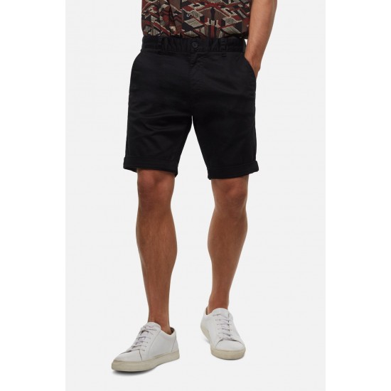 Industrie The Washed Cuba Short Solid Black
