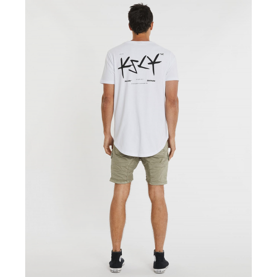 Kiss Chacey Darkness Dual Curved Tee Optical White