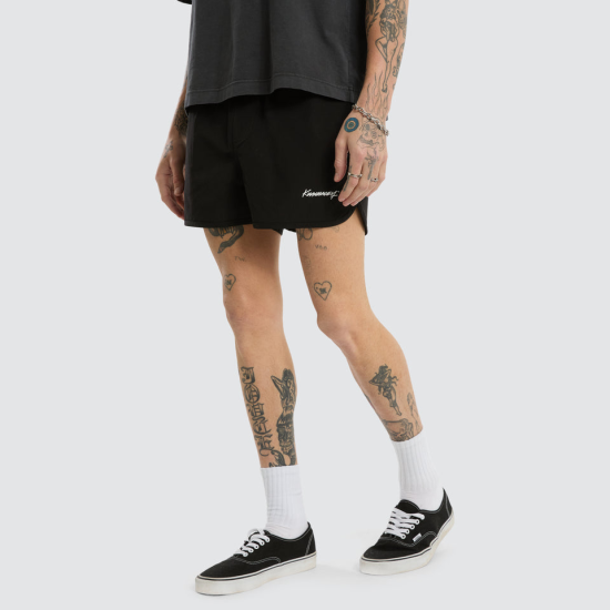 Kiss Chacey Darkside Elastic Waist Short Jet Black Kiss Chacey Darkside Elastic Waist Short Jet Black