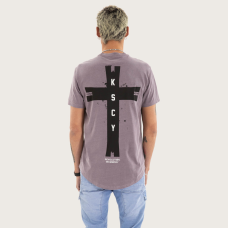Kiss Chacey Decay Dual Curved Tee Pigment Grey Ridge 