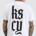 Kiss Chacey Defiant Standard Tee Optical White