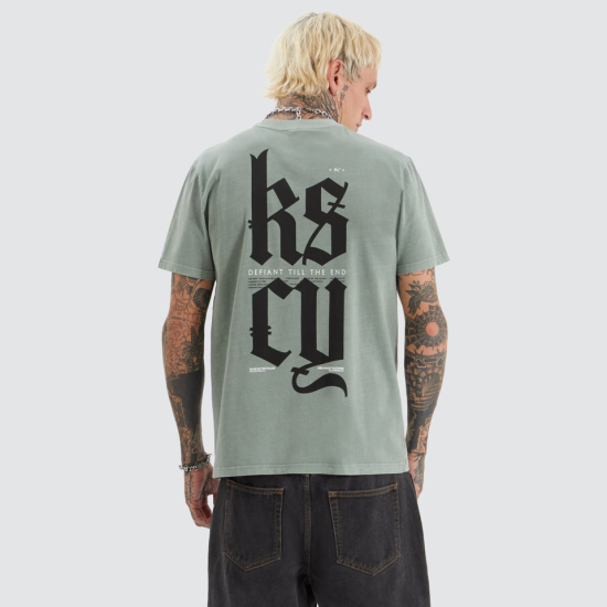 Kiss Chacey Defiant Standard Tee Pigment Slate Grey