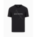 Armani Exchange Diagonal Logo Tee Black