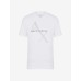 Armani Exchange Diagonal Logo Tee White