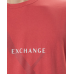 Armani Exchange Diagonal Logo Tee Red