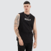 Kiss Chacey Divided Curved Muscle Tee Jet Black