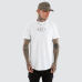 Kiss Chacey Division Dual Curved Tee Optical White