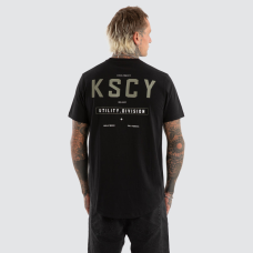 Kiss Chacey Division Dual Curved Tee Jet Black