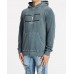 Kiss Chacey Downpour Step Hem Hooded Sweater Pigment Slate