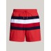 Tommy Hilfiger Medium Drawstring Swim Shorts Daring Scarlet