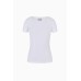 EA7 Emporio Armani Glitter Tee White WMNS