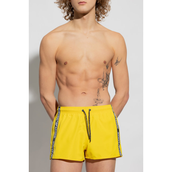 EA7 Emporio Armani Swim Shorts Yellow