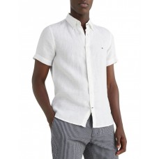Tommy Hilfiger Premium Linen Shirt S/S Ecru