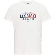 Tommy Jeans Entry Flag Tee White