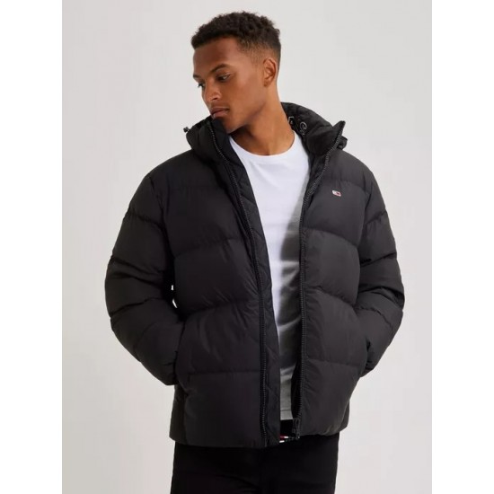 Tommy Jeans Essential Puffer Jacket Black