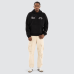 Nena and Pasadena Etiquette Box Fit Hoodie Jet Black