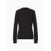 EA7 Emporio Armani Evolution viscose-blend Sweater Black WMNS