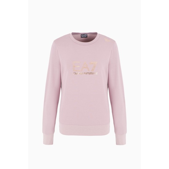 EA7 Emporio Armani Evolution viscose-blend Sweater Pink WMNS