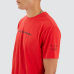 Nena and Pasadena Extension Dual Curved Tee Poppy Red/Black