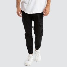 Nena and Pasadena F100 Cargo Jogger Black