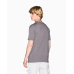 Armani Exchange Felt Logo Tee Dark Gull Grey