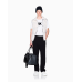Armani Exchange Felt Logo Tee White