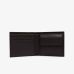 Lacoste Fitzgerald Coin and Cards Leather Wallet Dark Brown