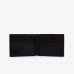 Lacoste Fitzgerald Leather Six Card Wallet Black