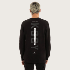 Kiss Chacey Flicker Dual Curved Sweater Jet Black