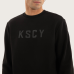 Kiss Chacey Flicker Dual Curved Sweater Jet Black