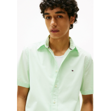 Tommy Hilfiger Flex Poplin Solid S/S Shirt Opal Green