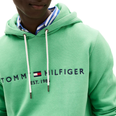Tommy Hilfiger Logo Hoody Fort Green 