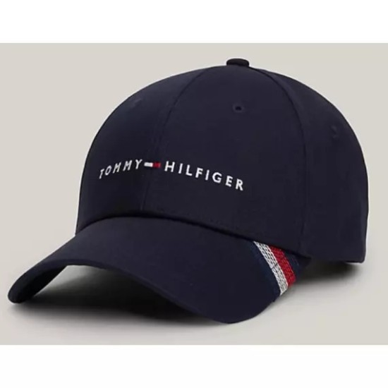 Tommy Hilfiger Foundation 6 Panel Cotton Cap Navy