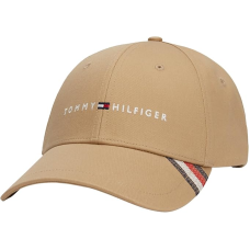 Tommy Hilfiger Foundation 6 Panel Cotton Cap Tan