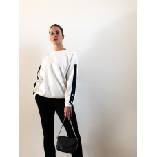 Fox + Velvet Oversized Sweater Off White