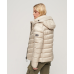 Superdry Hooded Fuji Padded Jacket Pelican Beige