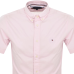 Tommy Hilfiger Flex Poplin Reg Fit S/S Light Pink 