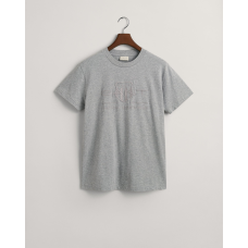 Gant D1 Tonal Archive Shield T-Shirt Grey